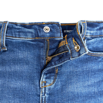 Gerber Jeans Ajustados de Mezclilla Elástica para Bebés y Niños Pequeños Unisex, Mezclilla Azul, 3T