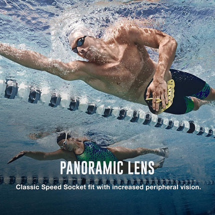 Speedo Swim Goggle Socket 2.0, White/Black, 1SZ