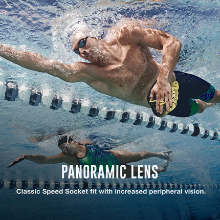 Gafas de natación Speedo Socket 2.0, blanco/negro, talla única