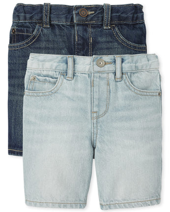 The Children's Place Boys' and Toddler Denim Short