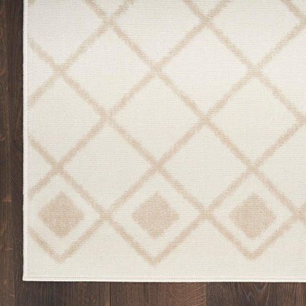 Nourison Grafix Farmhouse Ivory Beige 2'3" x 7'6" Area Rug, Easy Cleaning, Non Shedding, Bed Room, Living Room, Dining Room, Kitchen (2x8)