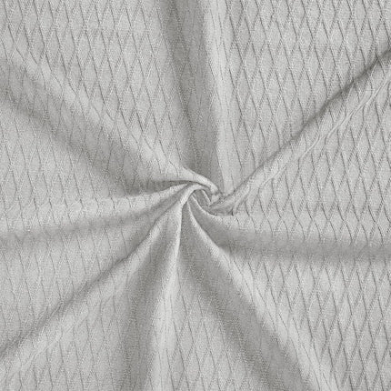 Superior Diamond Weave Blanket, 100% Cotton Cover for Home, Couch, Bed, Soft, Warm Blankets, Boho Aesthetic, Comfy, Cozy, and Cute Covers, Decorative Bedding Essentials, King, Platinum