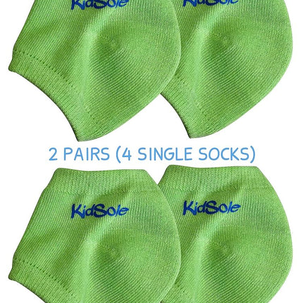 KidSole Sangle de Talon en Gel pour Enfants Souffrant de Sensibilité du Talon due à la Maladie de Sever, à la Fasciite Plantaire. (Vert)