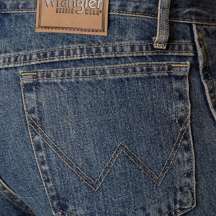 Wrangler Men's Rugged Wear Relaxed Straight-Fit Jean - Blue - 33W x 32L