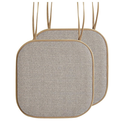 Elegant Comfort Chair Cushion Covers with Ties and