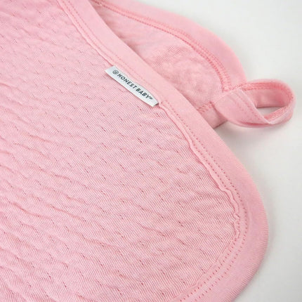 Paño para eructos Honesto Bebé Matelasse, rosa, talla única