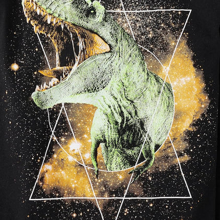 The Children's Place Boys' Short Sleeve Graphic T-Shirt 2-Pack, Triceratop/Dino Galaxy 2-Pack, Medium