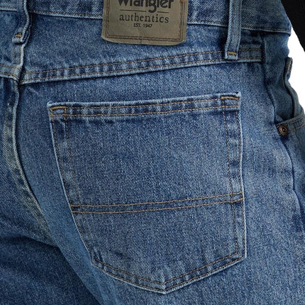 Wrangler Authentics Men's Classic 5-Pocket Regular Fit Cotton Jean, Vintage Blue Grey, 30W x 29L