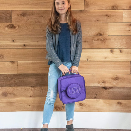 LEGO Brick Eco Lunch, Purple, One Size, Lego Brick Lunch Bag