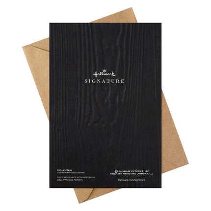 Hallmark Signature Birthday Greeting Card for Him (Deer Head)
