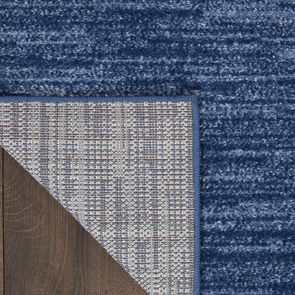 Nourison Essentials 2' x 4' Navy Blue Fabric Outdoor Area Rug (2' x 4')