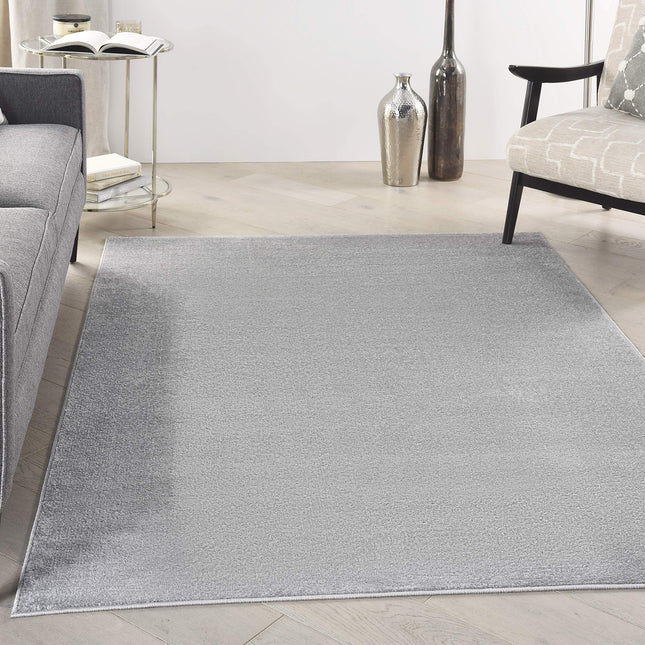 Nourison Essentials Indoor/Outdoor Silver Grey 6' 