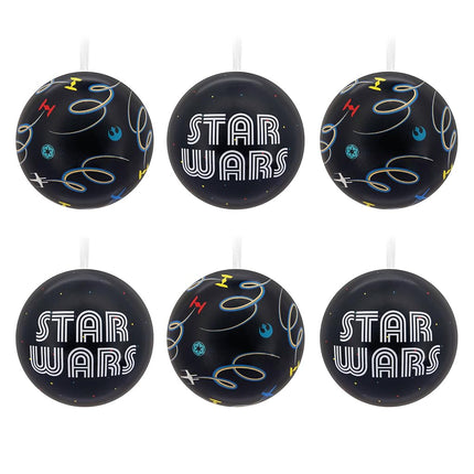 Hallmark Star Wars Tin Ball Christmas Ornaments, Set of 12
