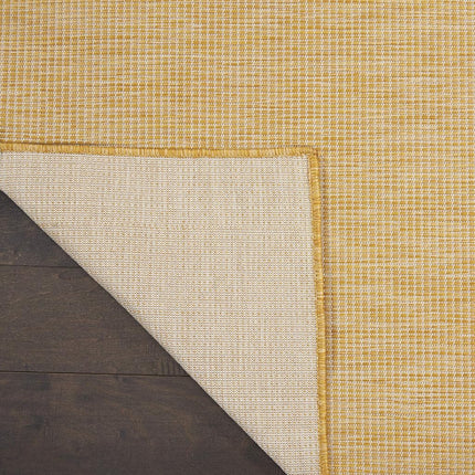Nourison Positano 4' x 6' Yellow Fabric Modern Area Rug (4' x 6')
