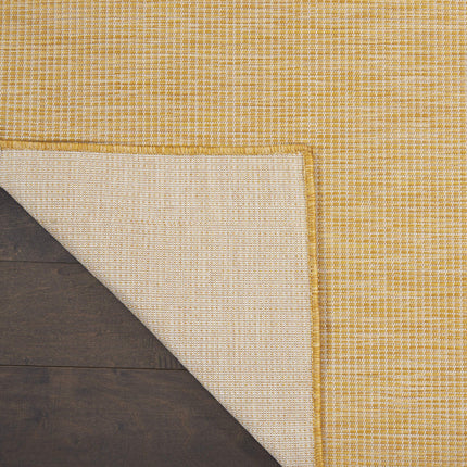 Nourison Positano 4' x 6' Yellow Fabric Modern Area Rug (4' x 6')