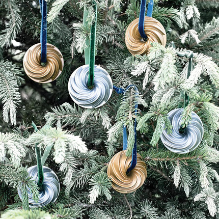 Nordic Ware Bundt Ornament Set, Silver, 2-Pieces