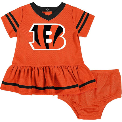 Gerber Girls' NFL Team Jersey Dress and Diaper Cov