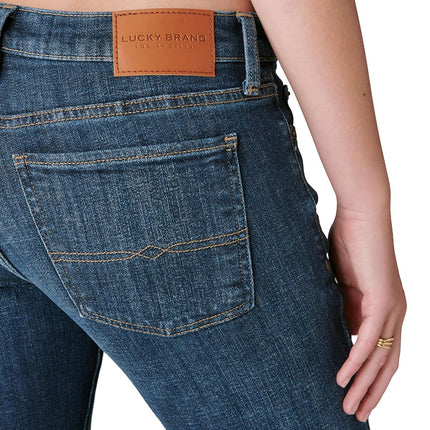 Lucky Brand Women's Mid Rise Sweet Bootcut Jean, Agate, 29W x 32L