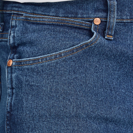 Wrangler Men's Cowboy Cut Slim Fit Active Flex Jean, Stonewash, 34W x 32L