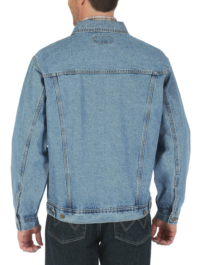 Chaqueta vaquera de hombre sin forro Wrangler Rugged Wear, índigo vintage, 3XL