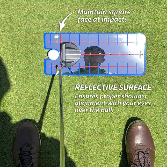GoSports Golf Putting Alignment Mirrors - Designed by Golfers for Golfers