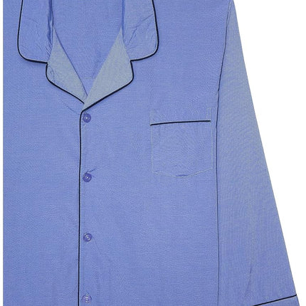 Hanes Men's Woven Plain-Weave Pajama Set
