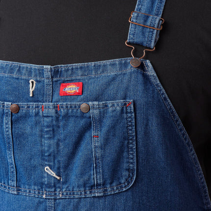 Peto Dickies para hombre, lavado a la piedra, 44W / 32L