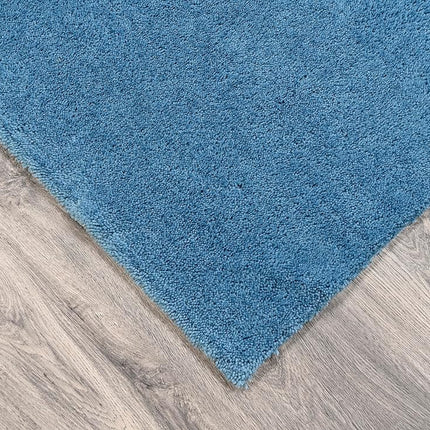 Alfombra de baño Garland Rug tamaño habitación, 5 pies por 6 pies, azul lavabo