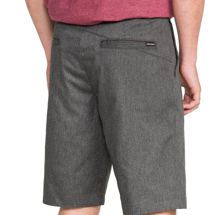 Volcom Men's Vmonty Chino Shorts Casual, Charcoal Heather, 36