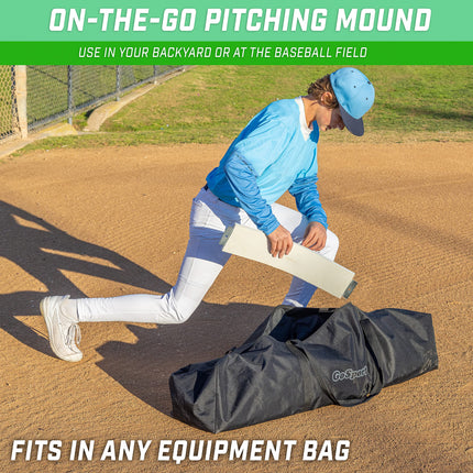 GoSports 18 Inch x 4 Inch Baseball & Softball Pitching Mound Rubber - Youth Size