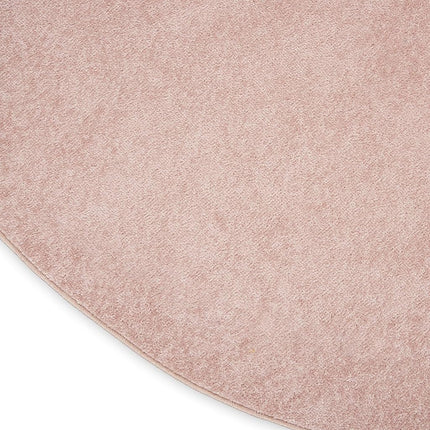 Nourison Essentials Tapis d'extérieur rond en tissu rose de 1,8 m (rond de 1,8 m)