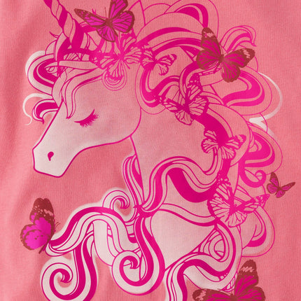 The Children's Place Girls All Holidays Short Sleeve Graphic T-Shirts,multipacks, Unicorn/Dreamer/Sunflower, Medium