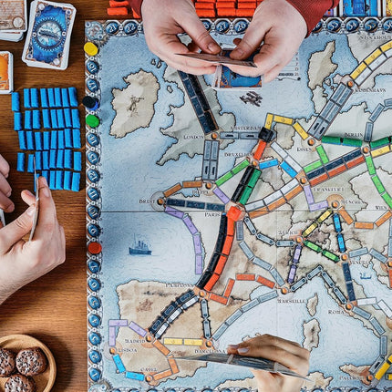 Days of Wonder | Ticket to Ride Europe First Journey | 2-4 Players, Ages 6+