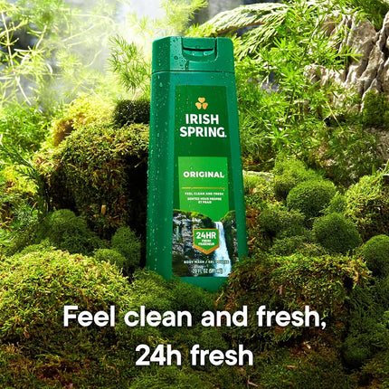 Irish Spring Original Clean Shower Gel for Men, 20 Fl Oz (Pack of 2)