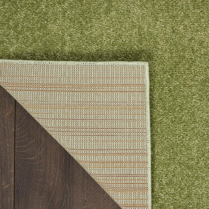Nourison Essentials Solid Contemporary Green 7' X 10' Area Rug, 7' X 10'