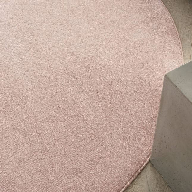 Nourison Essentials Tapis d'extérieur rond en tissu rose de 1,8 m (rond de 1,8 m)