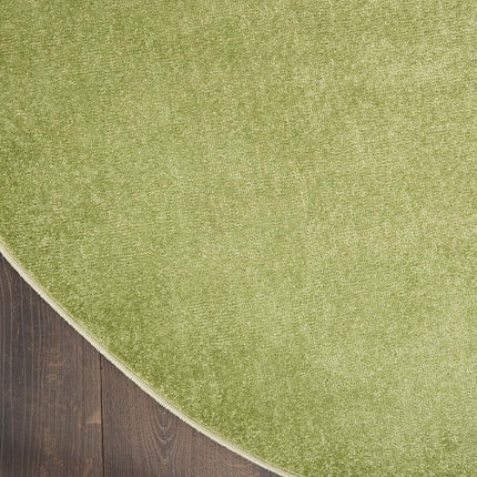 Nourison Essentials Indoor/Outdoor Green 6' Round Area Rug