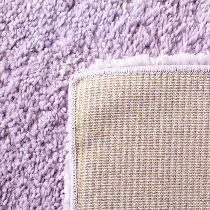SAFAVIEH Shag Rug for Living Room, Dining Room, Bedroom - August Shag Collection, Short Pile, in Lilac, 76 X 183 cm