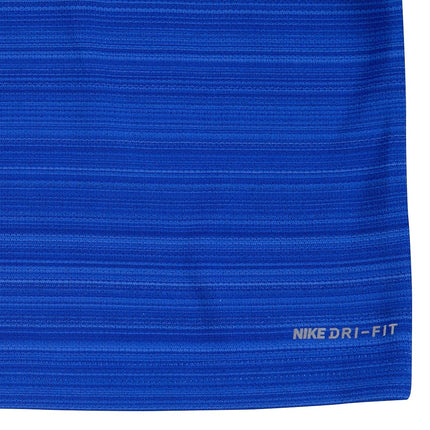 Polo Hurley pour garçons, Performance, Bleu royal chiné, Taille 6