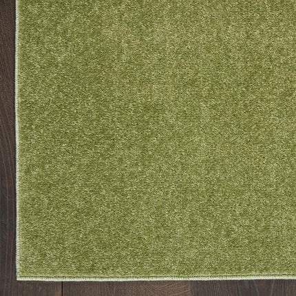 Nourison Essentials Solid Contemporary Green 7' X 10' Area Rug, 7' X 10'