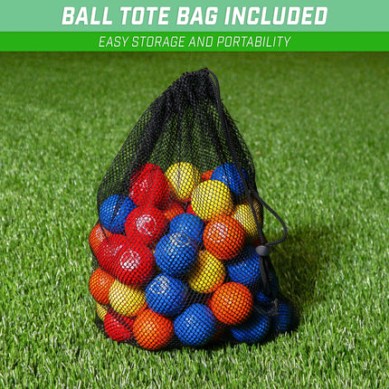 GoSports Foam Golf Practice Balls - 64 Pack Realistic Feel and Limited Flight Use Indoors or Outdoors