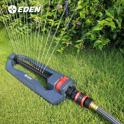 Eden 95210 Premium Garden Hose Fitting Quick Connect with Water Stop & Lock Feature, 5 pc Set