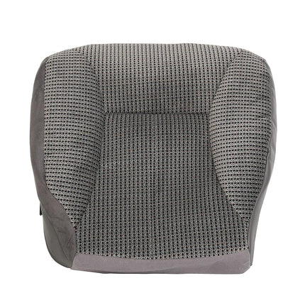ECOTRIC Mist Gray Driver Side Bottom Replacement Cloth Seat Cover for 1998 1999 2000 2001 2002 Dodge Ram 1500 2500 3500 SLT by Registration