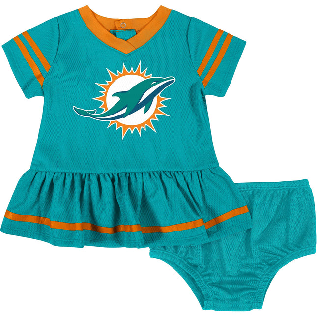 Gerber Girls' NFL Team Jersey Dress and Diaper Cov
