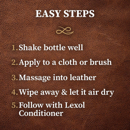 Lexol E301125500 pH-Balanced Leather Cleaner, 8 oz