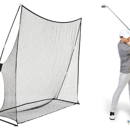 Amazon Basics Portable Driving Practice Golf Net, 2.4 meters x 2.4 meters