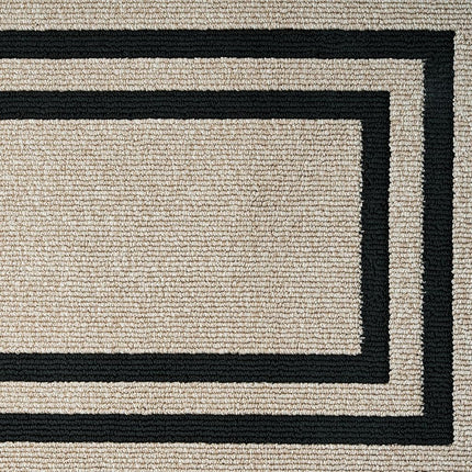 Nautica – Runner Rug | Indoor Runners for Hallways and Entry Rugs| Non-Slip and Non-Skid Entry and Kitchen Door Mat| Machine Washable Entryway Carpet Rugs | 2'2" x 5' | Double Border Natural Twist