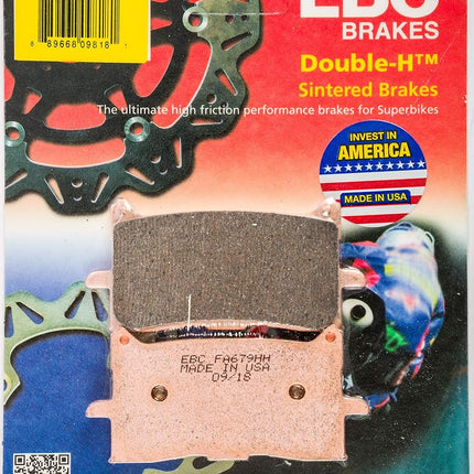 EBC FA679HH Double-H Series Sintered Disc Brake Pa