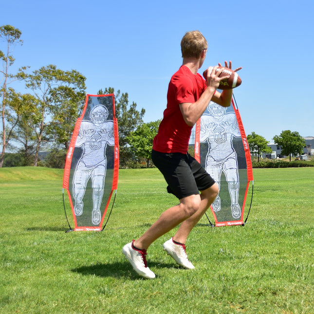 GoSports Football Xtraman Dummy Defender Quarterback Training Mannequin | QB Receiver for Passing Accuracy, Footwork Drills and Practice Clearing Linemen