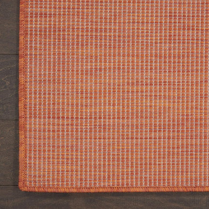 Nourison Positano 6' x 9' Terracotta Fabric Modern Area Rug (6' x 9')